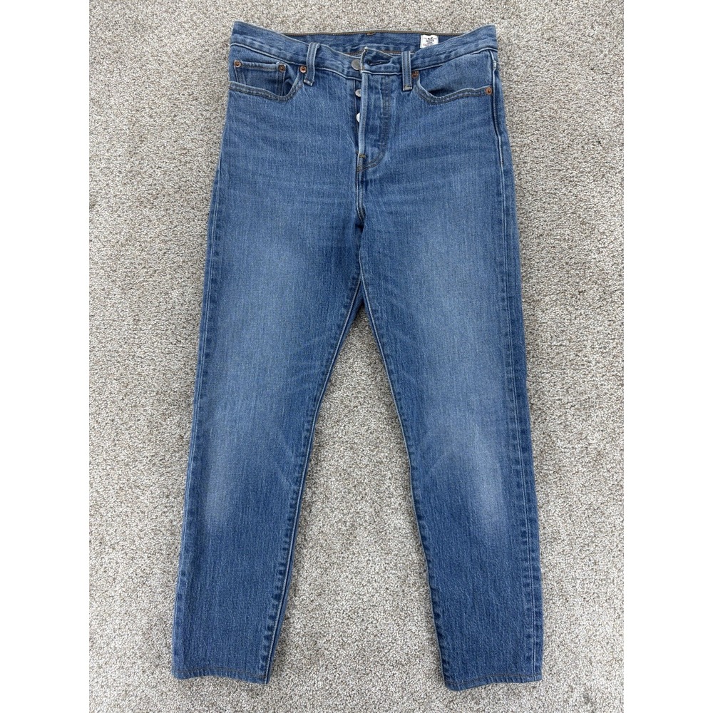 Levis High Rise‎ Wedgie Ankle Coyote Desert Jeans Womens 28 White Oak Cone Denim